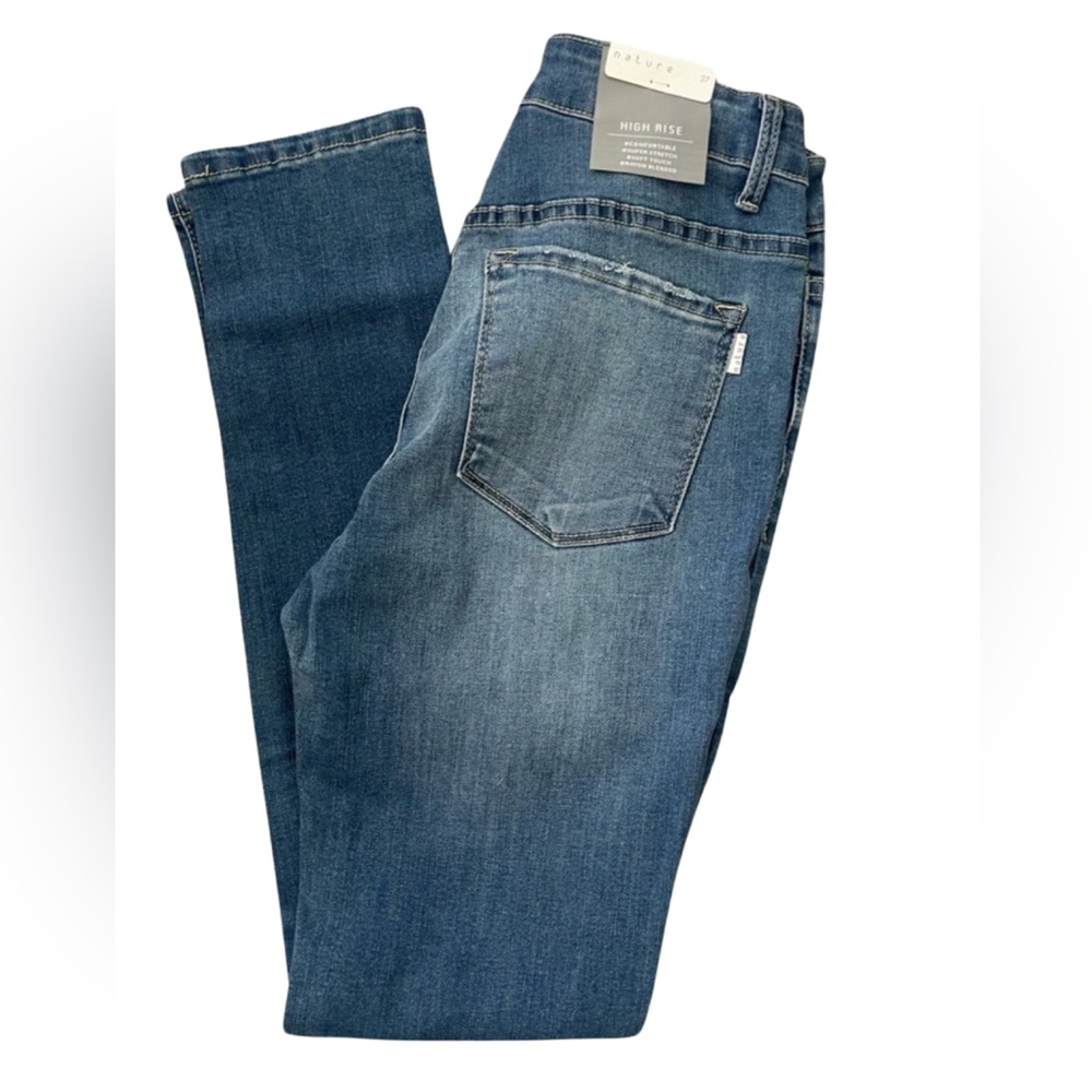 3/$40 Nature Denim Medium Wash Stretch Jeans